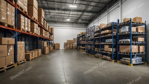 Efficient Warehouse Storage Facility Aisle