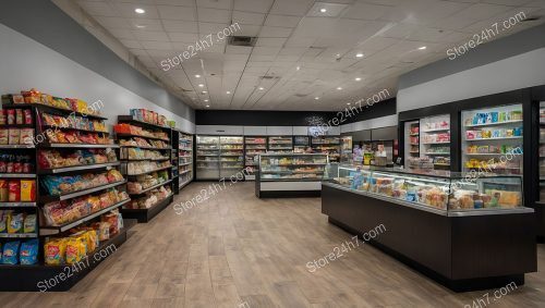 Streamlined Supermarket Interior Design