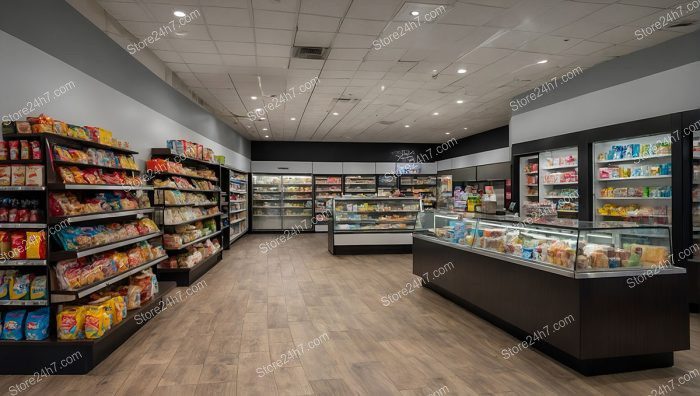 Streamlined Supermarket Interior Design