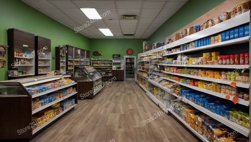 Fresh Local Grocery Shop Interior