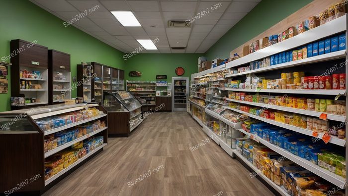 Fresh Local Grocery Shop Interior