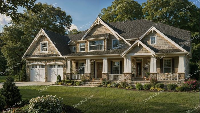 Charming Craftsman House with Stone Accents