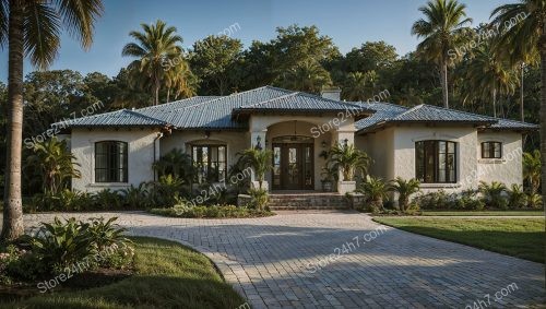 Luxurious Tropical Villa with Paved Driveway