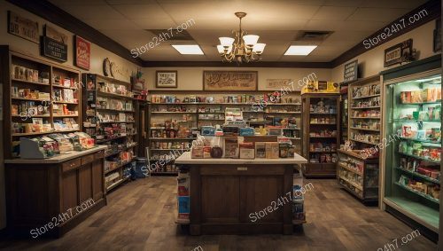 Vintage General Store Interior Scene