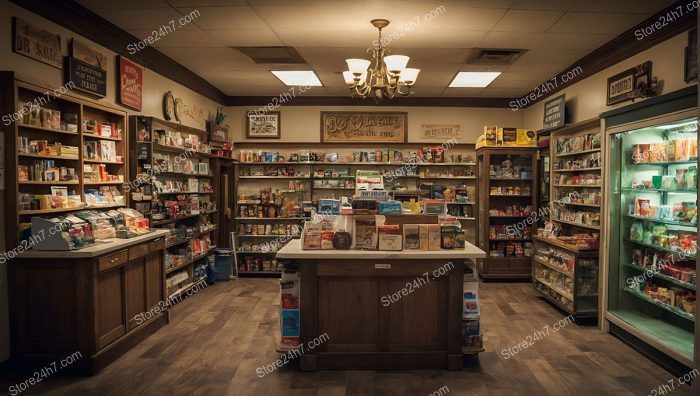 Vintage General Store Interior Scene