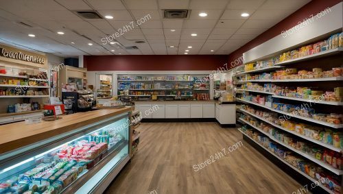 Modern Grocery Store Interior