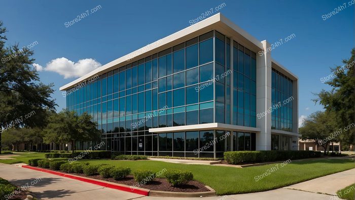 Contemporary Texas Office Building Exterior