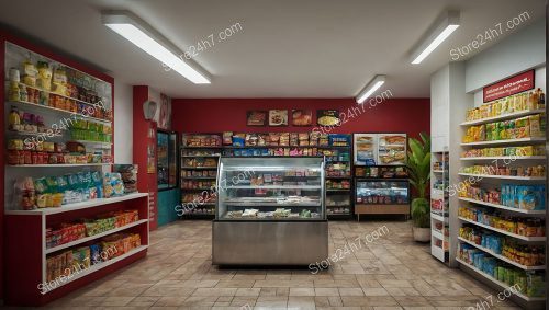 Bright Spacious Convenience Store Setup