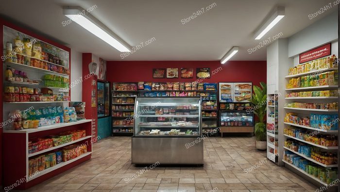 Bright Spacious Convenience Store Setup