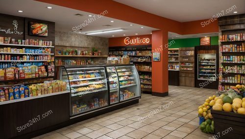 Inviting Gourmet Grocery Shop Interior