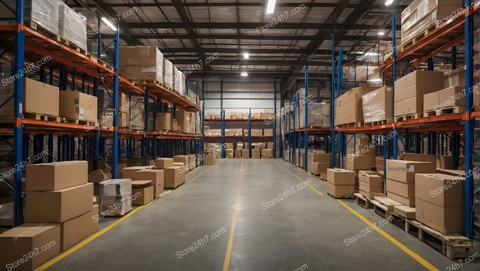 Efficient Warehouse Storage Racks Image