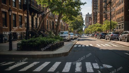 Sunny New York Street Charm