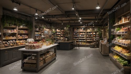 Artisanal Market Shop Interior