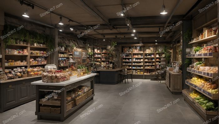 Artisanal Market Shop Interior