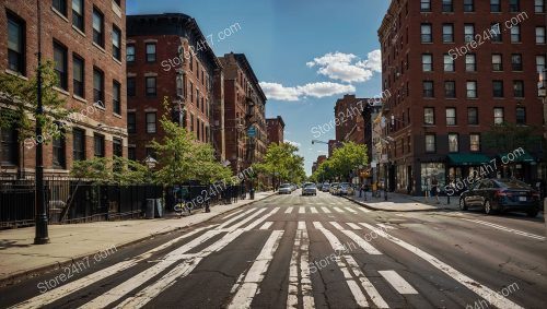 Brooklyn Street Serene Urban Vista