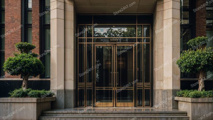 Refined Urban Condo Golden Entrance