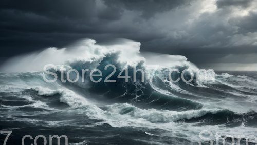 Majestic Stormy Sea Waves