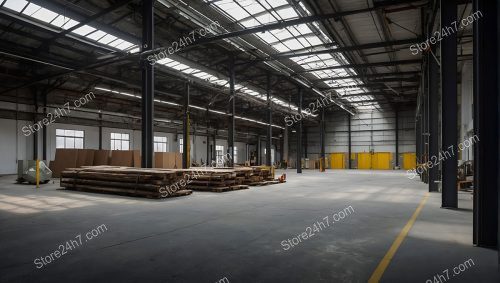 Industrial Warehouse with Natural Lighting