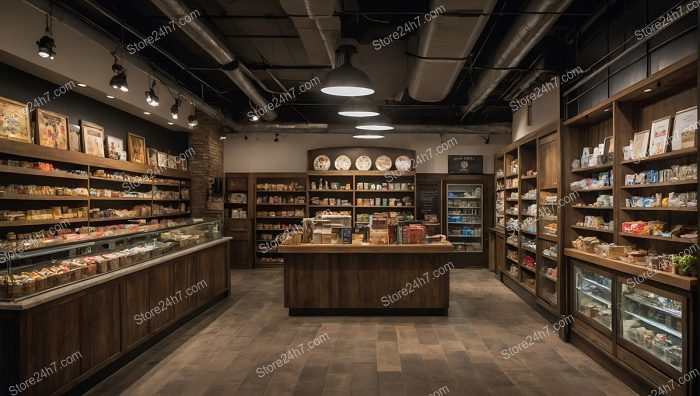 Boutique Gourmet Deli Shop Interior
