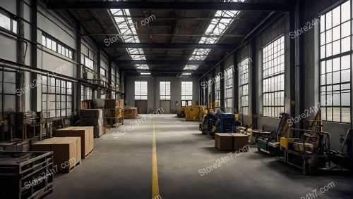 Operational Industrial Facility Interior