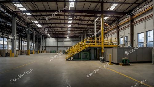Industrial Space Ready for Equipment Setup