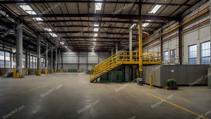 Industrial Space Ready for Equipment Setup