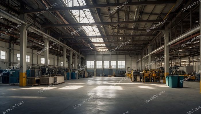 Expansive Factory Floor Industrial Setting