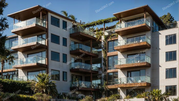 Sleek California Condos with Rooftop Gardens