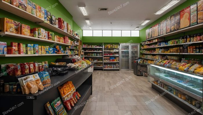 Green Grocer Shop Interior Display