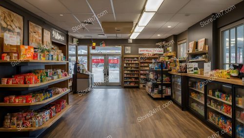 Modern Convenient Store Interior View