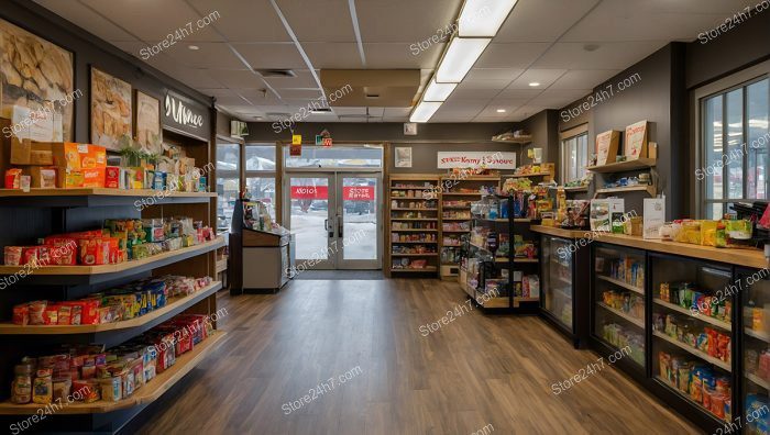 Modern Convenient Store Interior View