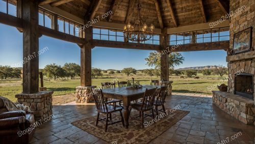 Rustic Ranch Estate Open View