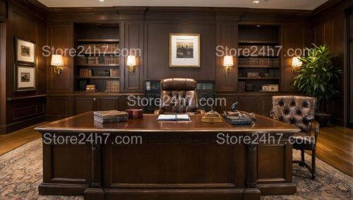 Elegant Lawyer's Office Interior Design