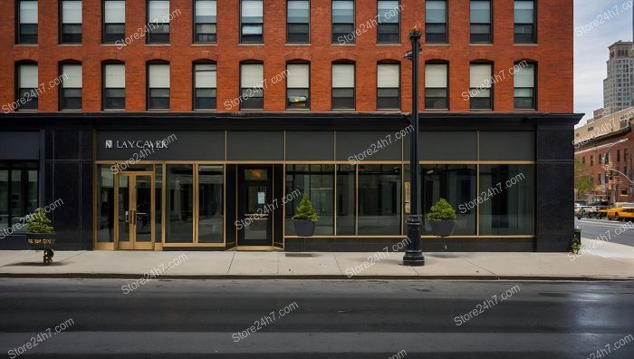 Chic Urban Office Storefront Image