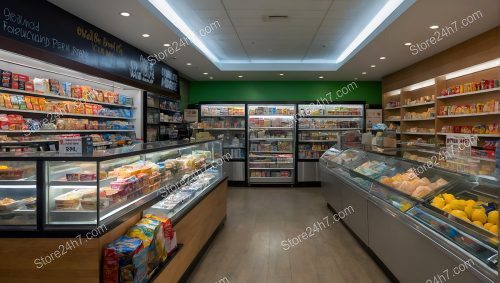 Functional Supermarket Interior Lighting Design