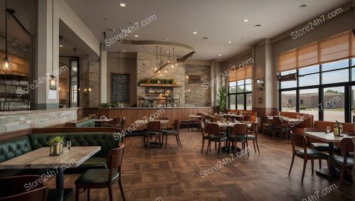 Subtle Elegance in Casual Dining Space