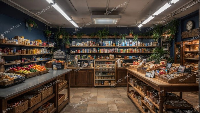 Artisanal Deli Market Shop Interior