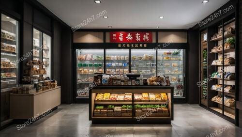 Asian Specialty Grocery Store Interior