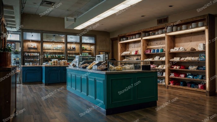 Boutique Cheese Shop Wooden Interior