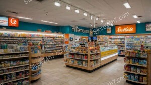 Bright Convenience Store Interior Design