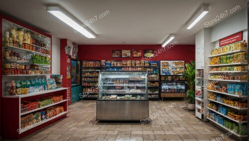 Bright Spacious Convenience Store Setup