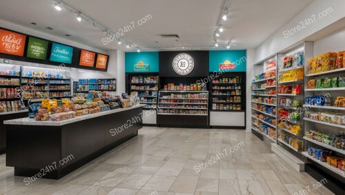 Bright Spacious Grocery Shop Interior