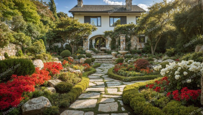 Classic Elegance in Vibrant Garden Design