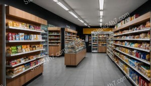 Contemporary Deli Store Interior View