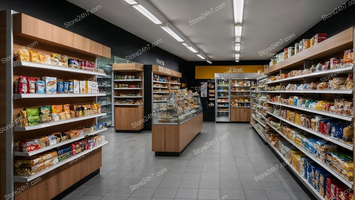 Contemporary Deli Store Interior View