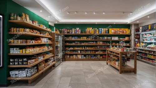 Contemporary Food Shop Shelving