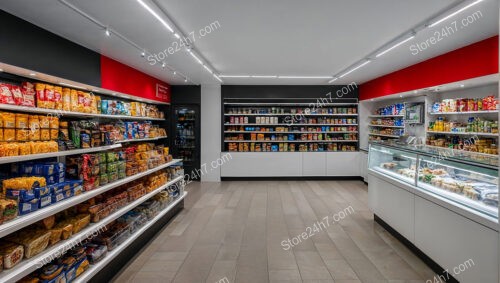 Contemporary Grocery Store Clean Design