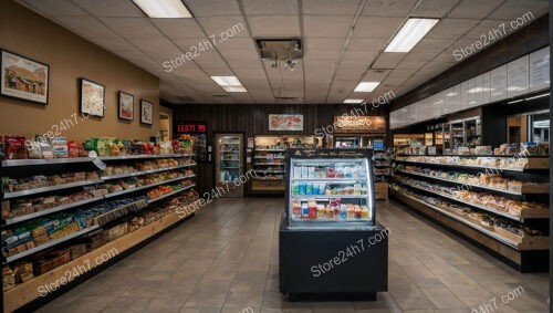 Cozy Deli Store Interior Display