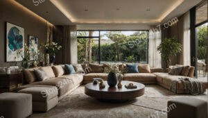 Elegant Beige Toned Living Space
