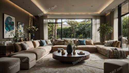 Elegant Beige Toned Living Space